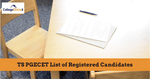 TS PGECET List of Registered Candidates