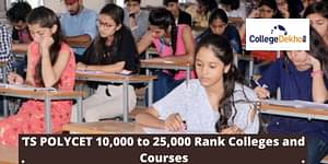 10,000 to 25,000 Rank in TS POLYCET 2024