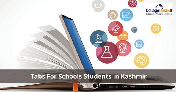 Tabs for Kashmir School Students