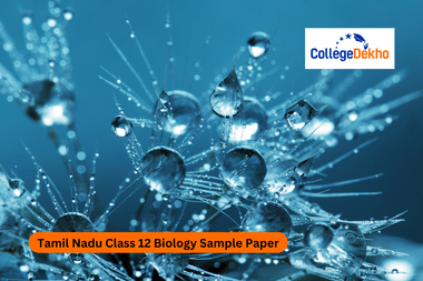Tamil Nadu Class 12 Biology Sample Paper 2026
