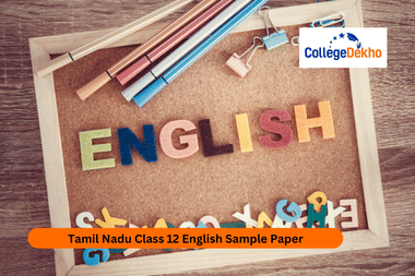 Tamil Nadu Class 12 English Sample Paper 2026