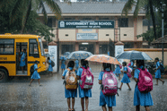 Chennai School Holiday Update 2 December 2025; Orange alert issued, heavy rain in various locations
