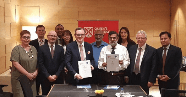 Queen's University Belfast Signs an MoU with Tezpur University in Assam for Ph.D Programmes
