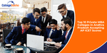 MBA Colleges Accepting AP ICET Scores 2025