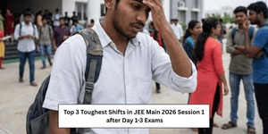 Top 3 Toughest Shifts in JEE Main 2026 Session 1