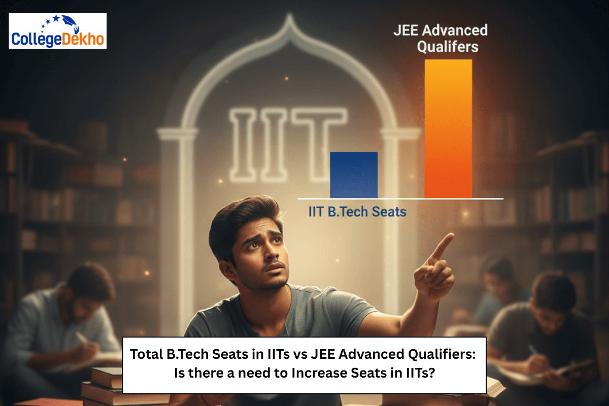 Total B.Tech Seats in IITs vs JEE Advanced Qualifiers: Is there a need to Increase Seats in IITs?