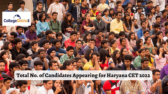 Total No. of Candidates Appearing for Haryana CET 2022