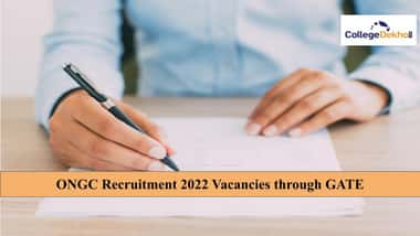 Total Number of Vacancies for ONGC Recruitment through GATE 2022
