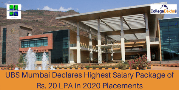 UBS Mumbai Declares Highest Salary Package of Rs. 20 LPA in 2020