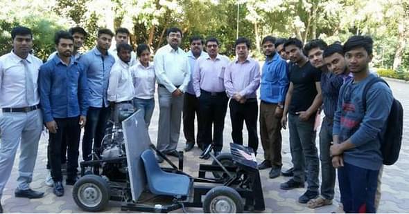 Students of UEM, Jaipur Develop Car from Scrap Materials and Motorbike Engine