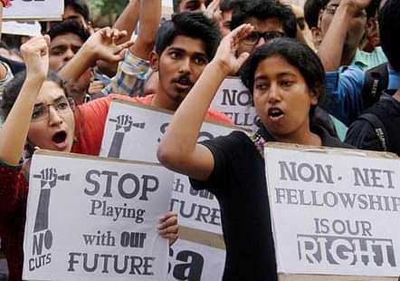 Students Marched to MHRD over UGC’s Move on NET