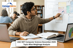 UGC NET Computer Science December 2025 Topic-Wise Weightage Analysis