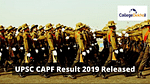 UPSC CAPF AC Result 2019