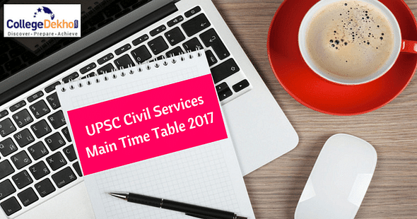 UPSC Civil Services Mains 2017 Time Table Announced