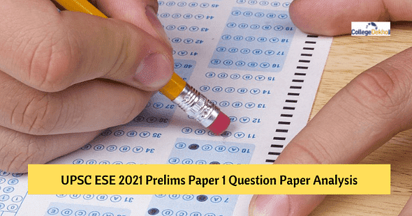 UPSC ESE 2021 Prelims Paper 1 Question Paper Analysis, Answer Key