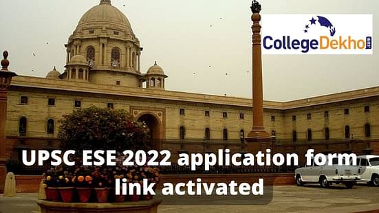 UPSC ESE 2022 application form link