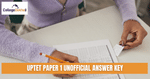 UPTET Unofficial Answer Key