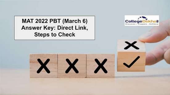 MAT 2022 PBT (March 6) Answer Key: Direct Link, Steps to Check