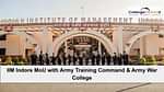 IIM Indore Signs MoU with Army Training Command & Army War College