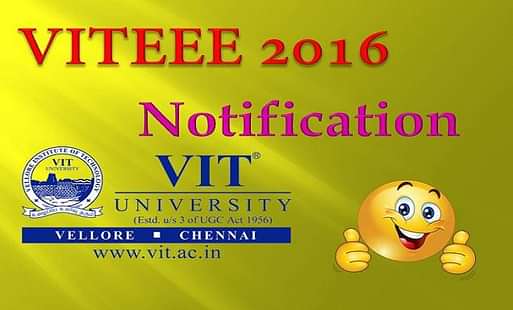 VITEEE 2016- Examination Dates Released