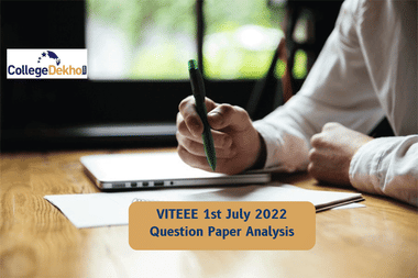 VITEEE 1st July 2022 Question Paper Analysis, Answer Key, Solutions