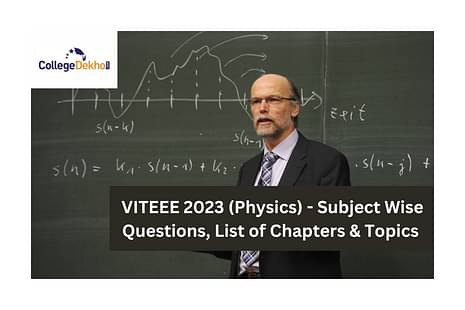 VITEEE 2023 (Physics)Subject Wise Questions List of Chapters & Topics