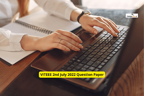 VITEEE 2nd July 2022 Question Paper: Download Memory-Based Questions