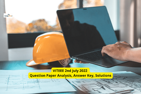 VITEEE 2nd July 2022 Question Paper Analysis, Answer Key, Solutions