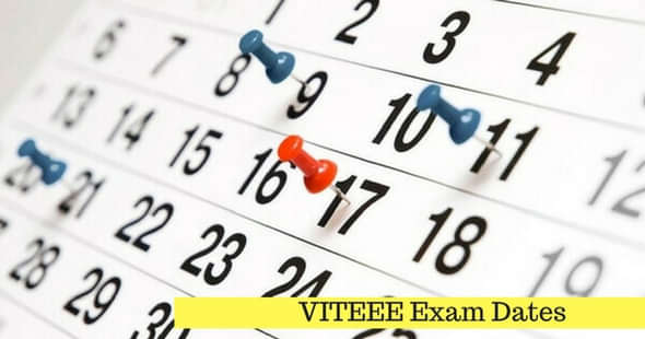 VITEEE 2018 Important Dates