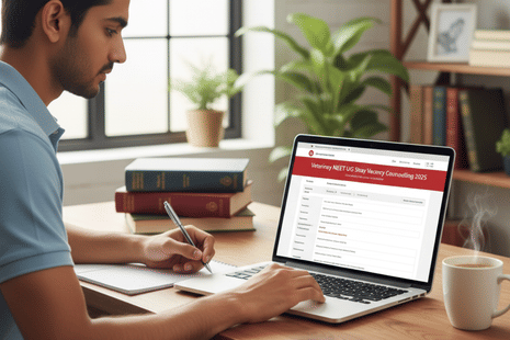Who is eligible to participate in Veterinary NEET UG Stray Vacancy Counselling 2025