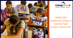 WBJEE 2021 Mathematics (Paper 1) Question Paper Analysis, Answer Key, Solutions