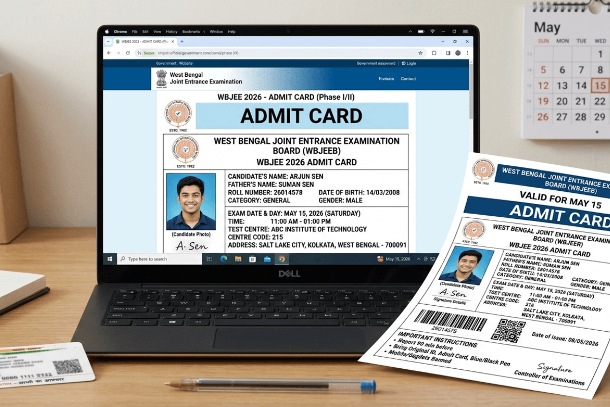 WBJEE 2026 Admit Card on May 15: Check Predicted Release Time