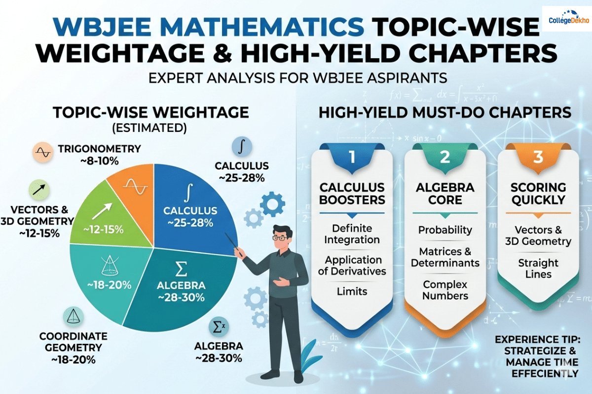 WBJEE Mathematics Topic Wise Weightage 2026: Expert Analysis & High-Yield Chapters