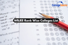 WBJEE Rank Wise Colleges List 2026