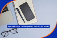WB ANM GNM 2025 Expected Rank for 80 Marks