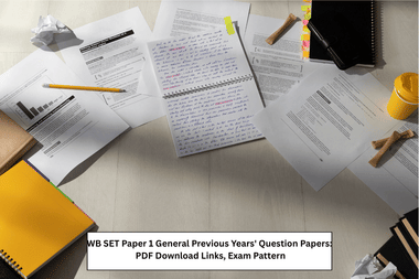 WB SET Paper 1 General Previous Years' Question Papers