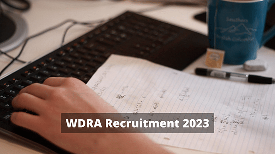 WDRA Recruitment 2023