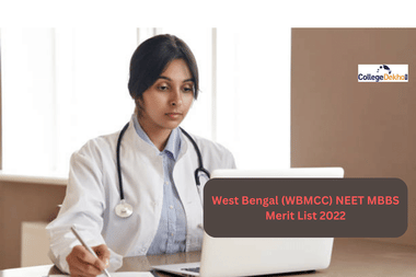 West Bengal (WBMCC) NEET MBBS Merit List 2022