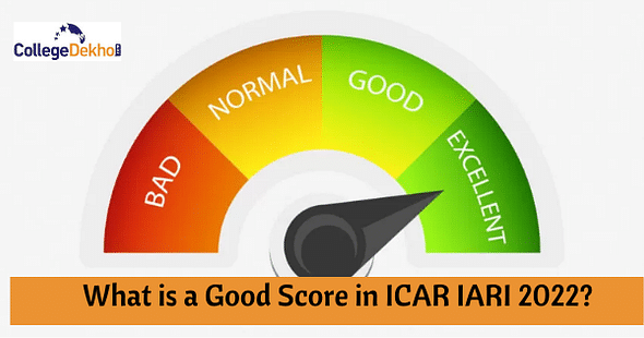 What is a good score in ICAR IARI 2022?