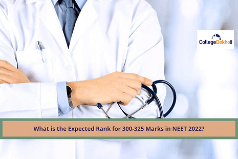 What is the Expected Rank for 300-325 Marks in NEET 2022?