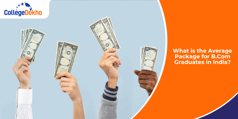 What is the average package for B.Com graduates in India?