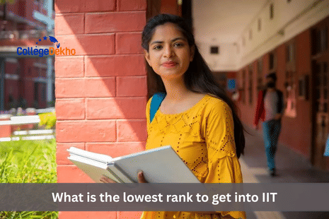 What is the lowest rank to get into IIT?