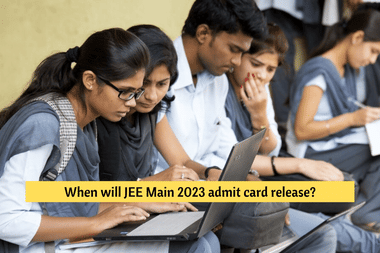 When will JEE Main 2023 admit card be released?
