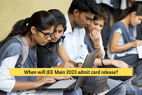 When will JEE Main 2023 admit card be released?