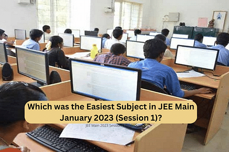 Which was the Easiest Subject in JEE Main January 2023 (Session 1)?