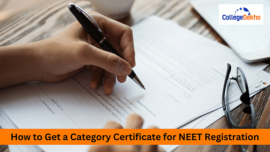 Category Certificate for NEET Registration