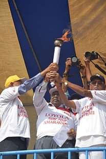 "Run For Amaravathi" by Andhra Loyola College, Vijaywada