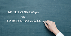 AP TET లో 96 మార్కులు vs AP DSC వెయిటేజీ అనాలసిస్ 2024 (AP TET 96 Marks vs AP DSC Weightage Analysis 2024)