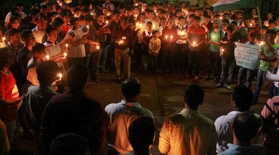IIT Bombay Pays Tribute to Uri Martyrs with a Candle March 