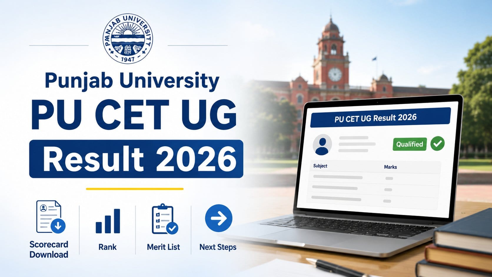 Punjab University PU CET UG Result 2026: Scorecard Download, Rank, Merit List & Next Steps